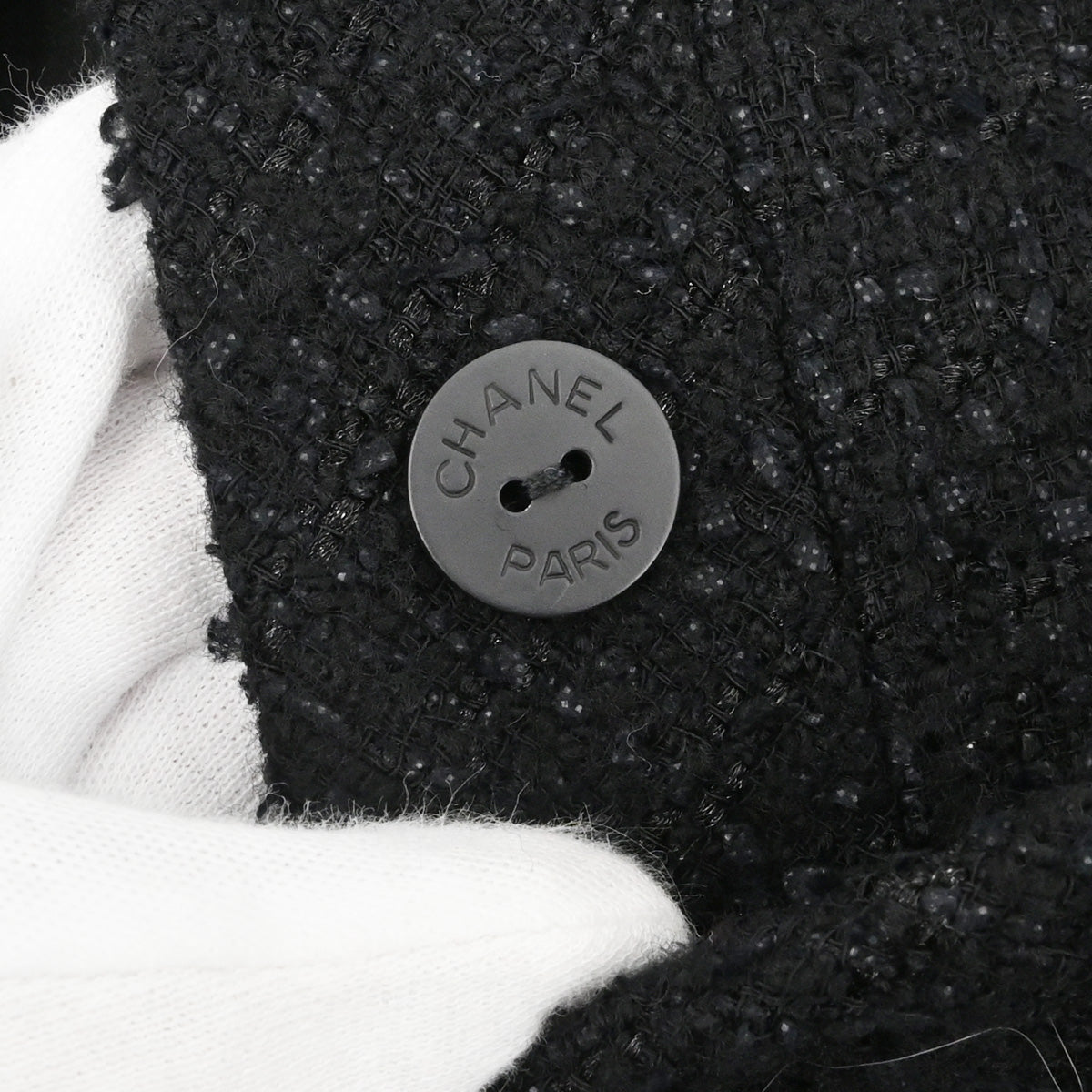 Chanel 2004 Tweed Jacket Black #34
