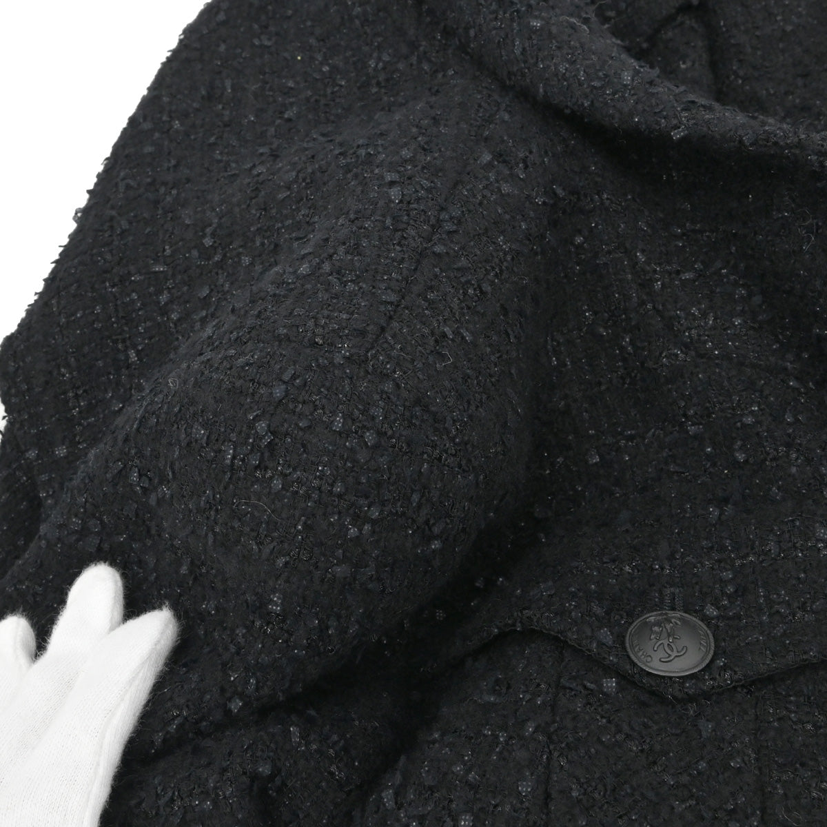 Chanel 2004 Tweed Jacket Black #34