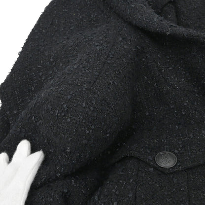 Chanel 2004 Tweed Jacket Black #34