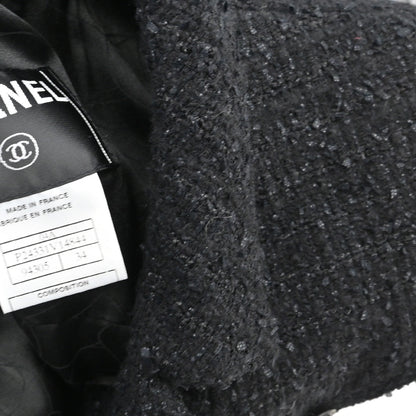 Chanel 2004 Tweed Jacket Black #34