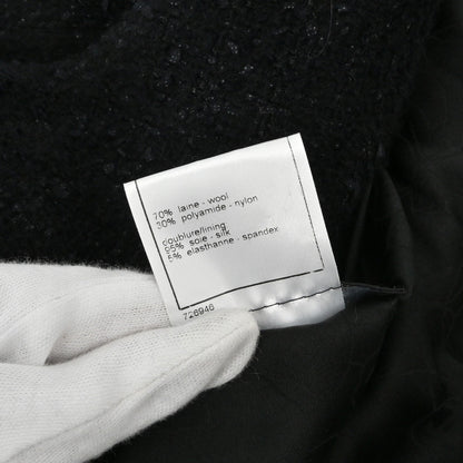 Chanel 2004 Tweed Jacket Black #34