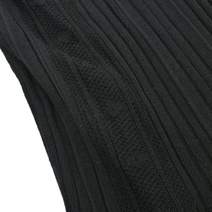 Chanel 2005 Long Sleeve Turtleneck Sweater Knit Top Black #34