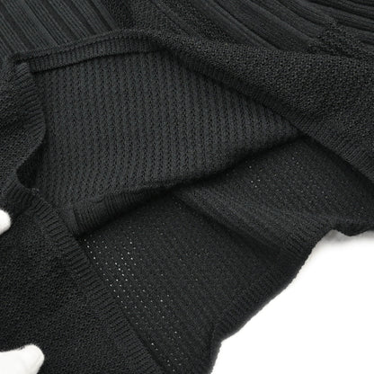 Chanel 2005 Long Sleeve Turtleneck Sweater Knit Top Black #34
