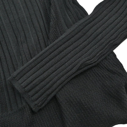 Chanel 2005 Long Sleeve Turtleneck Sweater Knit Top Black #34