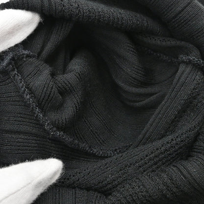 Chanel 2005 Long Sleeve Turtleneck Sweater Knit Top Black #34