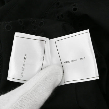Chanel 2008 Blouse Shirt Black #34