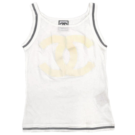Chanel 2006 Sport Line Tank Top White #34