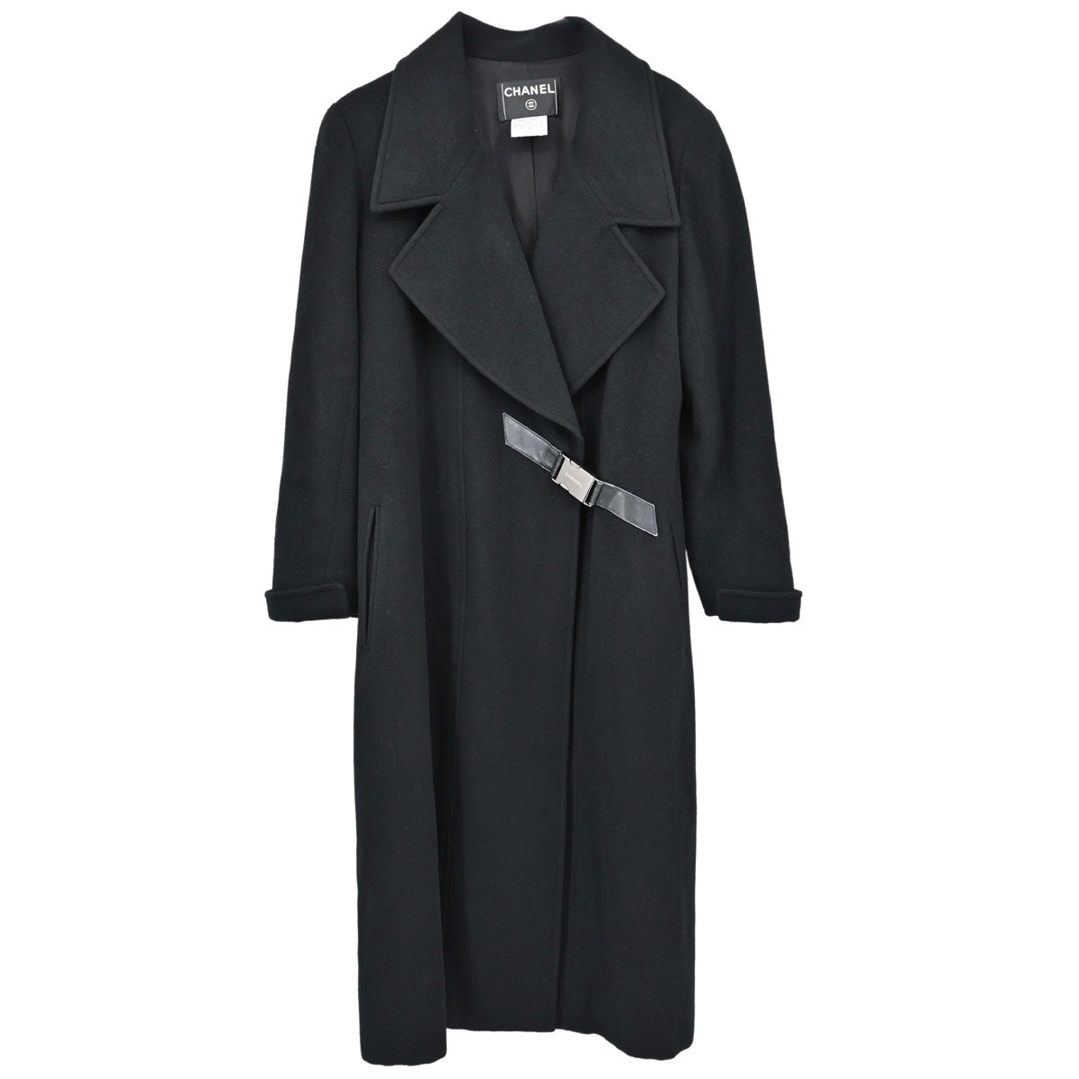 Chanel 2000 Coat Black #38
