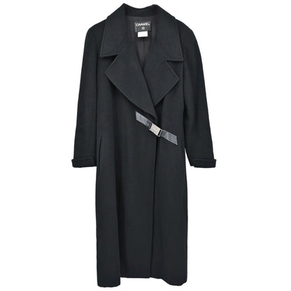 Chanel 2000 Coat Black #38
