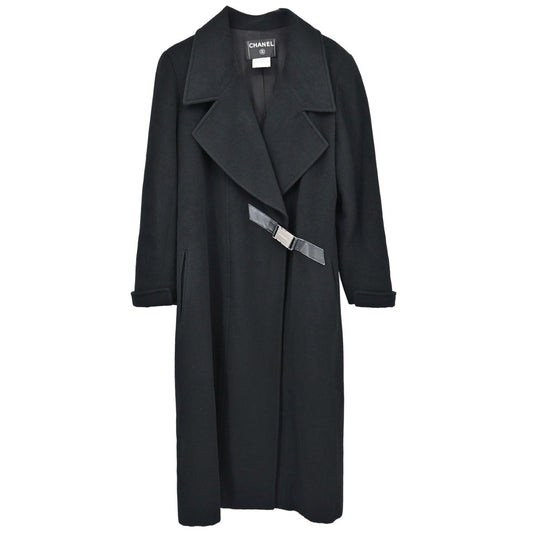 Chanel 2000 Coat Black #38