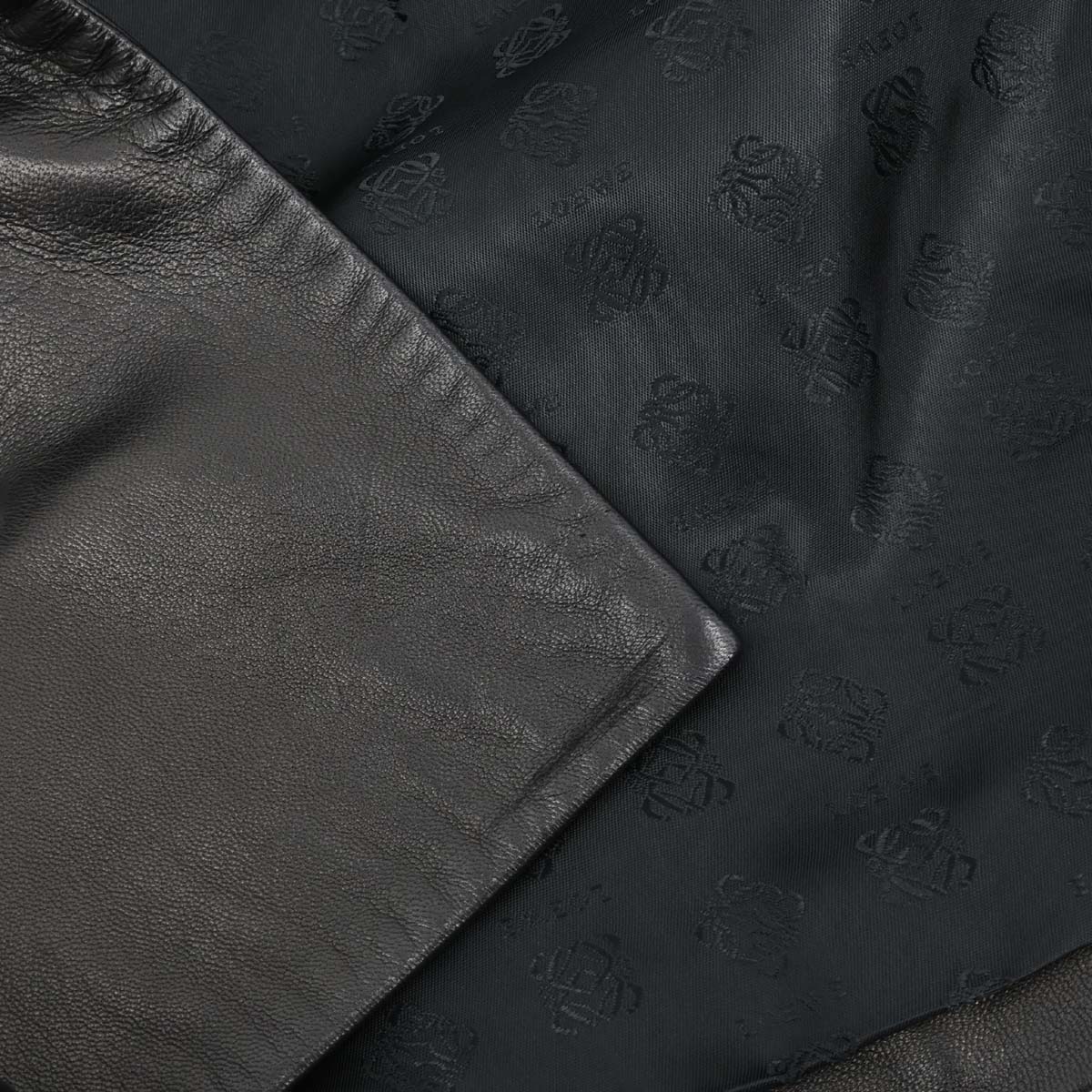 Loewe Leather Jacket Black #46
