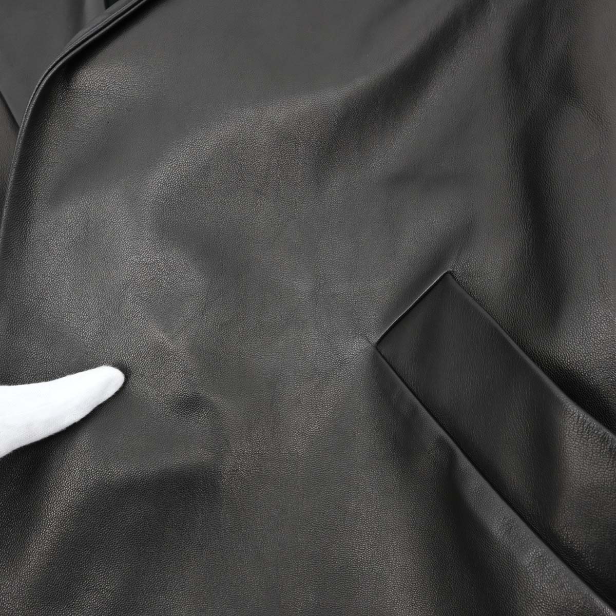 Loewe Leather Jacket Black #46