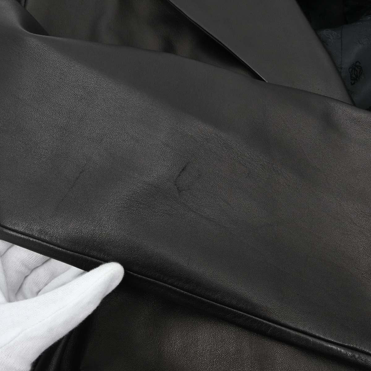 Loewe Leather Jacket Black #46