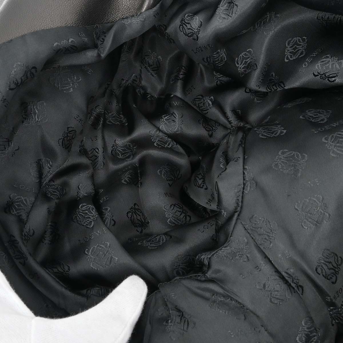 Loewe Leather Jacket Black #46