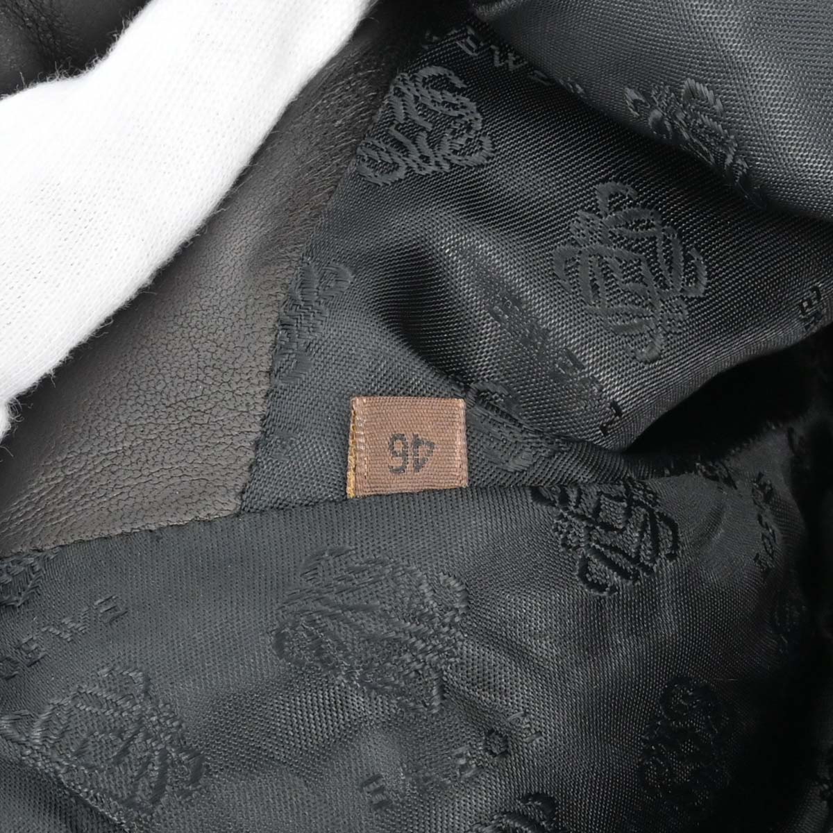 Loewe Leather Jacket Black #46