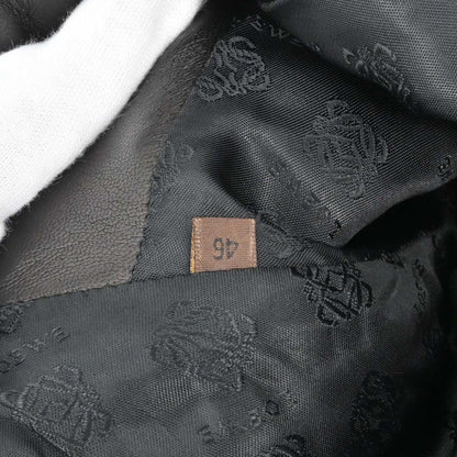 Loewe Leather Jacket Black #46
