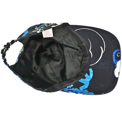 Chanel Print Black #M Cap Hat Small Good
