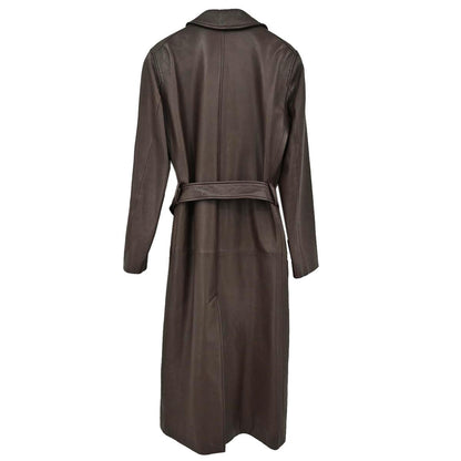 Loewe Leather Coat Brown #36