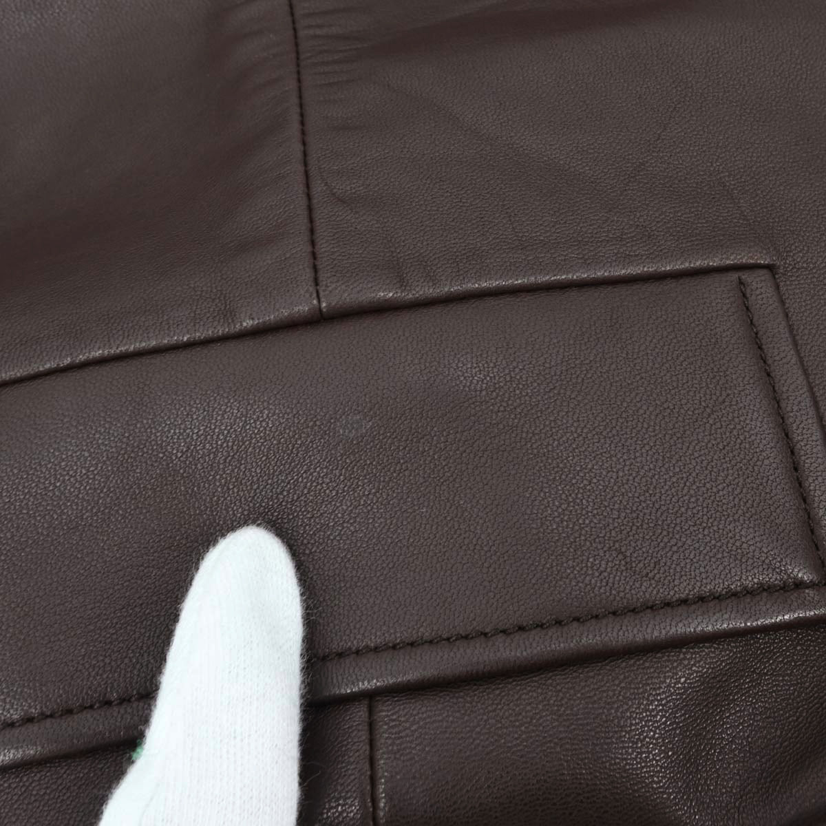 Loewe Leather Coat Brown #36