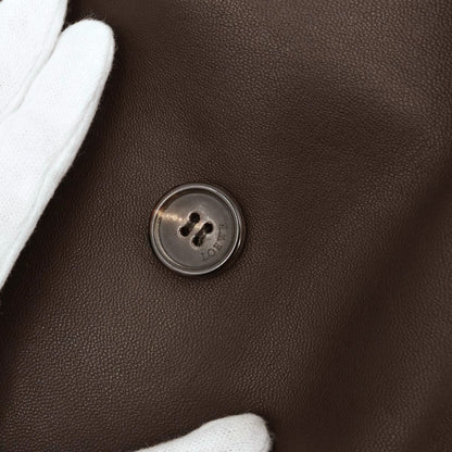 Loewe Leather Coat Brown #36