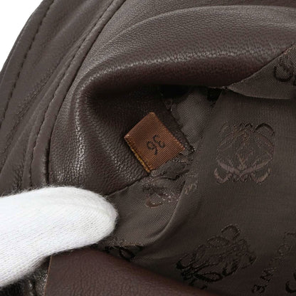 Loewe Leather Coat Brown #36