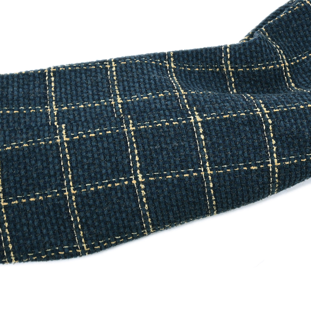 Christian Dior Tweed Collarless Jacket Navy #L