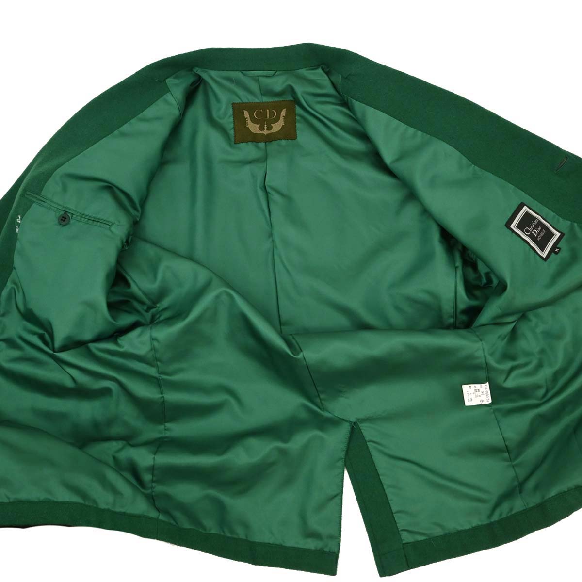 Christian Dior Single Breasted Jacket Green #M