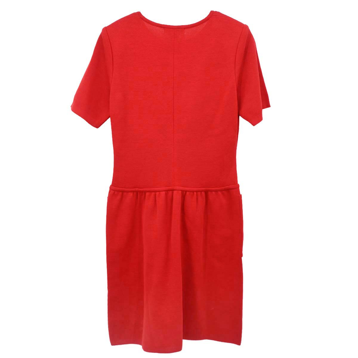 Yves Saint Laurent Short Sleeve Dress Red #M