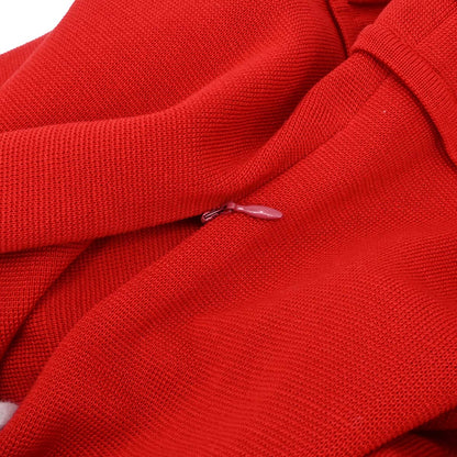 Yves Saint Laurent Short Sleeve Dress Red #M