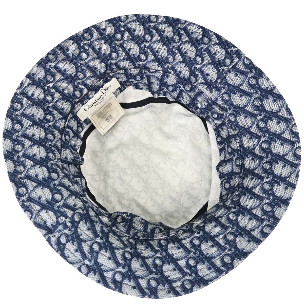 Christian Dior Trotter Bucket Hat Navy #58