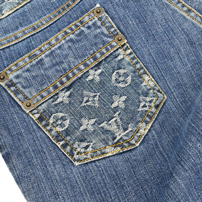 Louis Vuitton 2008 Denim Long Pants Blue #36