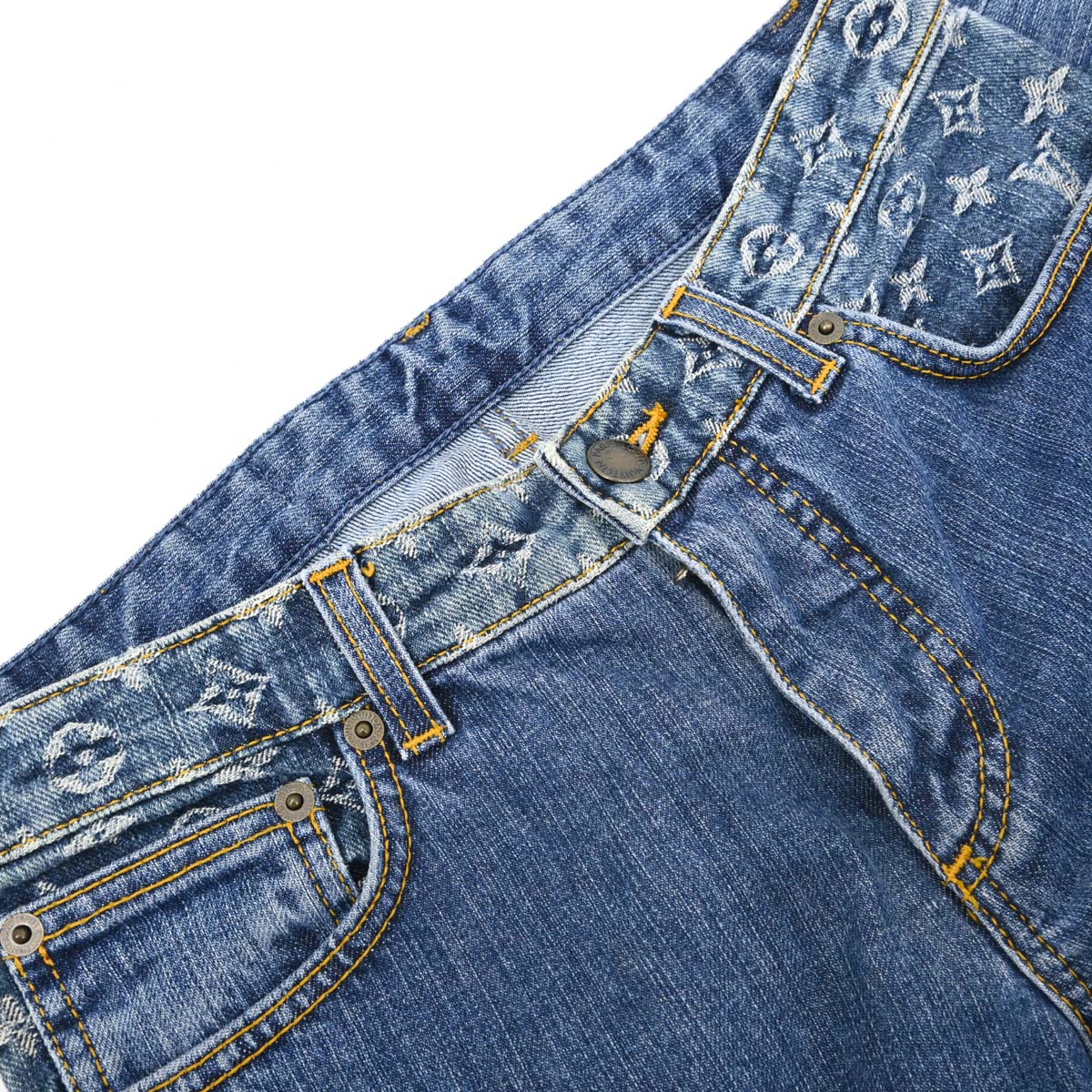 Louis Vuitton 2008 Denim Long Pants Blue #36