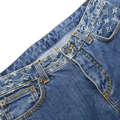 Louis Vuitton 2008 Denim Long Pants Blue #36
