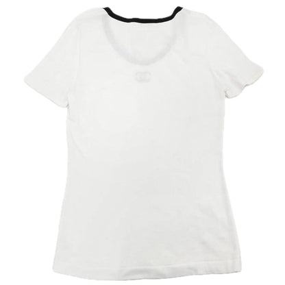 Chanel Short Sleeve T-shirt Top White #40