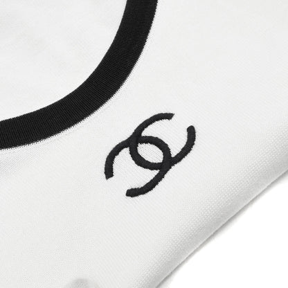 Chanel Short Sleeve T-shirt Top White #40