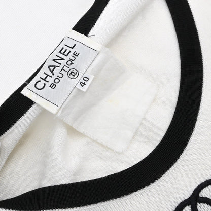 Chanel Short Sleeve T-shirt Top White #40