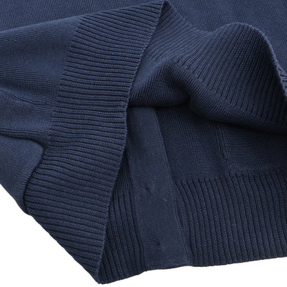 Chanel 1994 Short Sleeve Cardigan Navy #42
