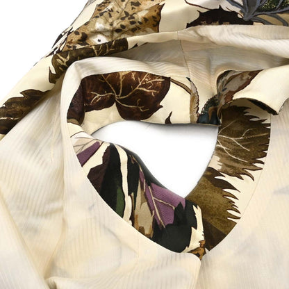 Hermes Vest Leaf-Print Ivory #38
