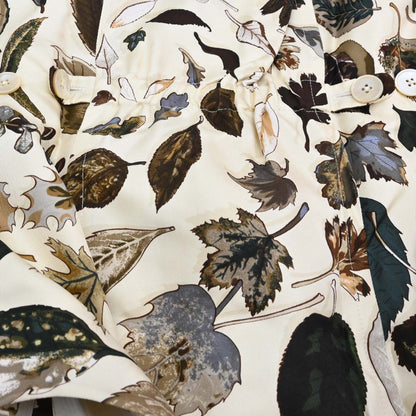 Hermes Vest Leaf-Print Ivory #38