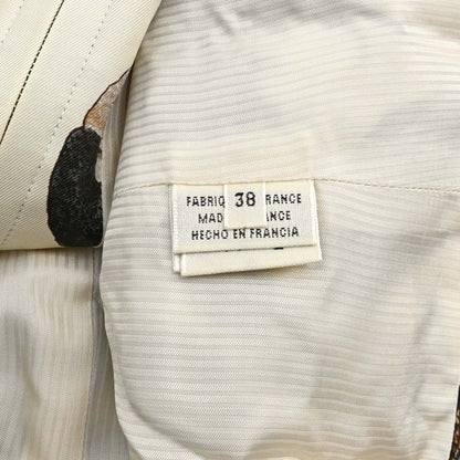 Hermes Vest Leaf-Print Ivory #38