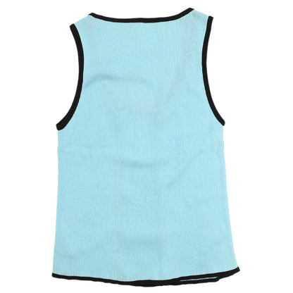 Chanel Sleeveless Top Light Blue #42
