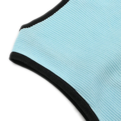 Chanel Sleeveless Top Light Blue #42
