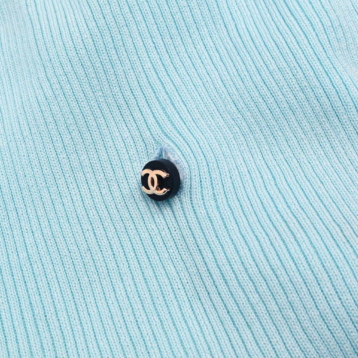 Chanel Sleeveless Top Light Blue #42