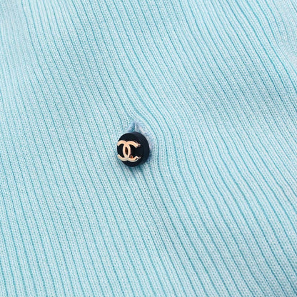 Chanel Sleeveless Top Light Blue #42