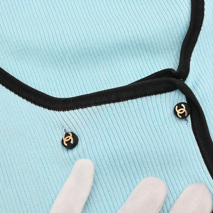 Chanel Sleeveless Top Light Blue #42