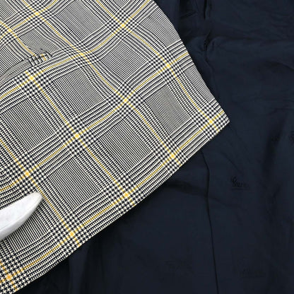 Gucci Single Breasted Check Jacket Gray #42