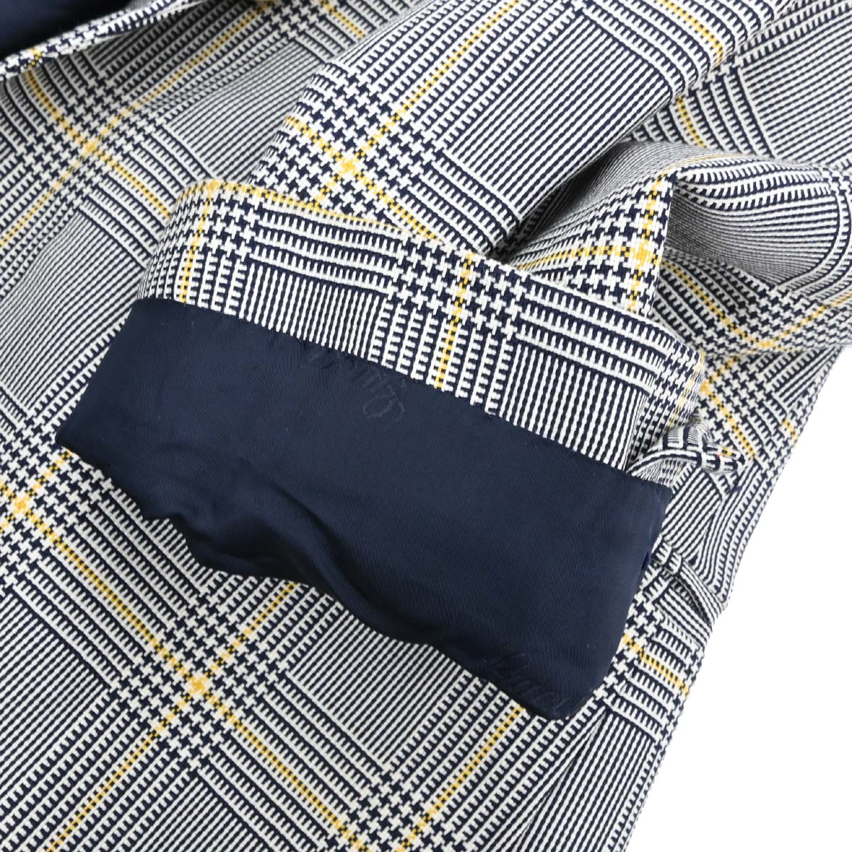 Gucci Single Breasted Check Jacket Gray #42