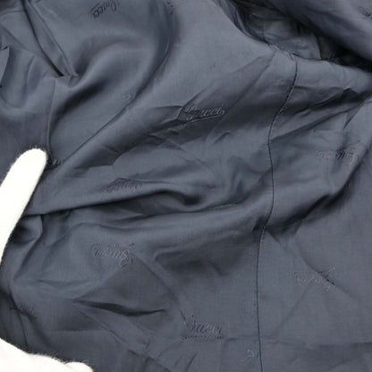 Gucci Single Breasted Check Jacket Gray #42