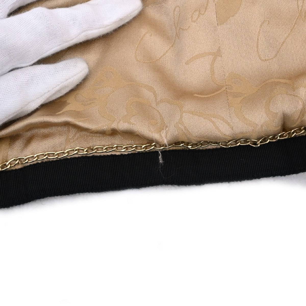 Chanel 2008 Collarless Jacket Beige #38