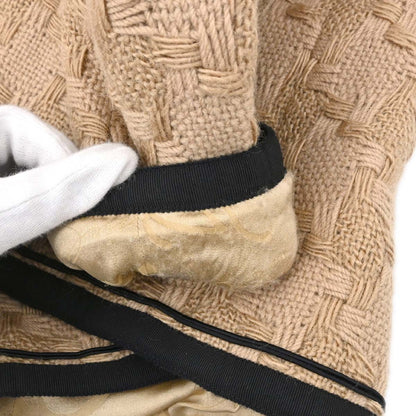 Chanel 2008 Collarless Jacket Beige #38